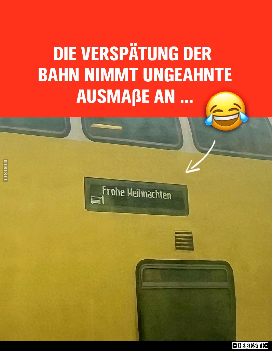 Die Verspätung der bahn nimmt ungeahnte Ausmaße an... - Lustige Bilder | DEBESTE.de