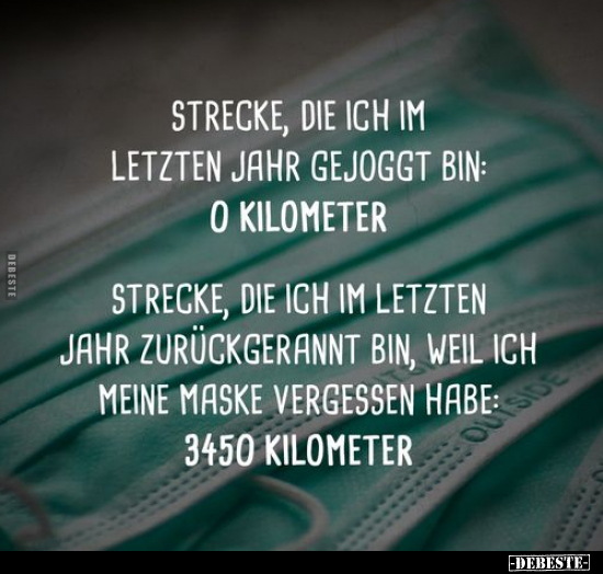 Strecke, die ich im letzten Jahr gejoggt bin..