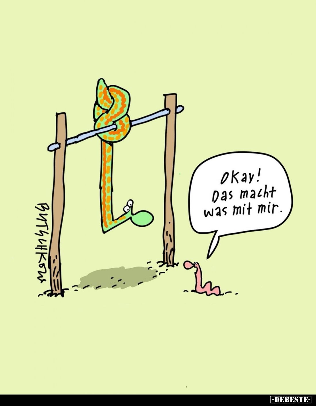 Okay! Das macht was mit mir.
