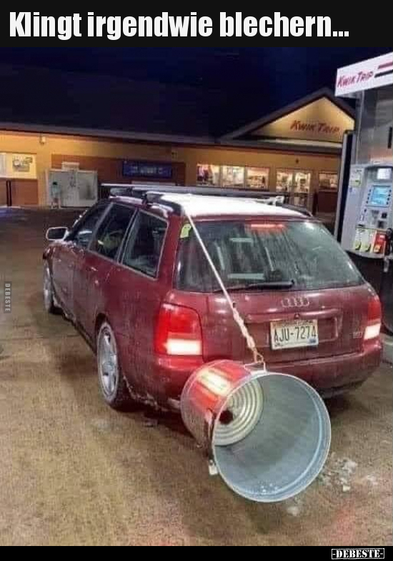 Klingt irgendwie blechern...