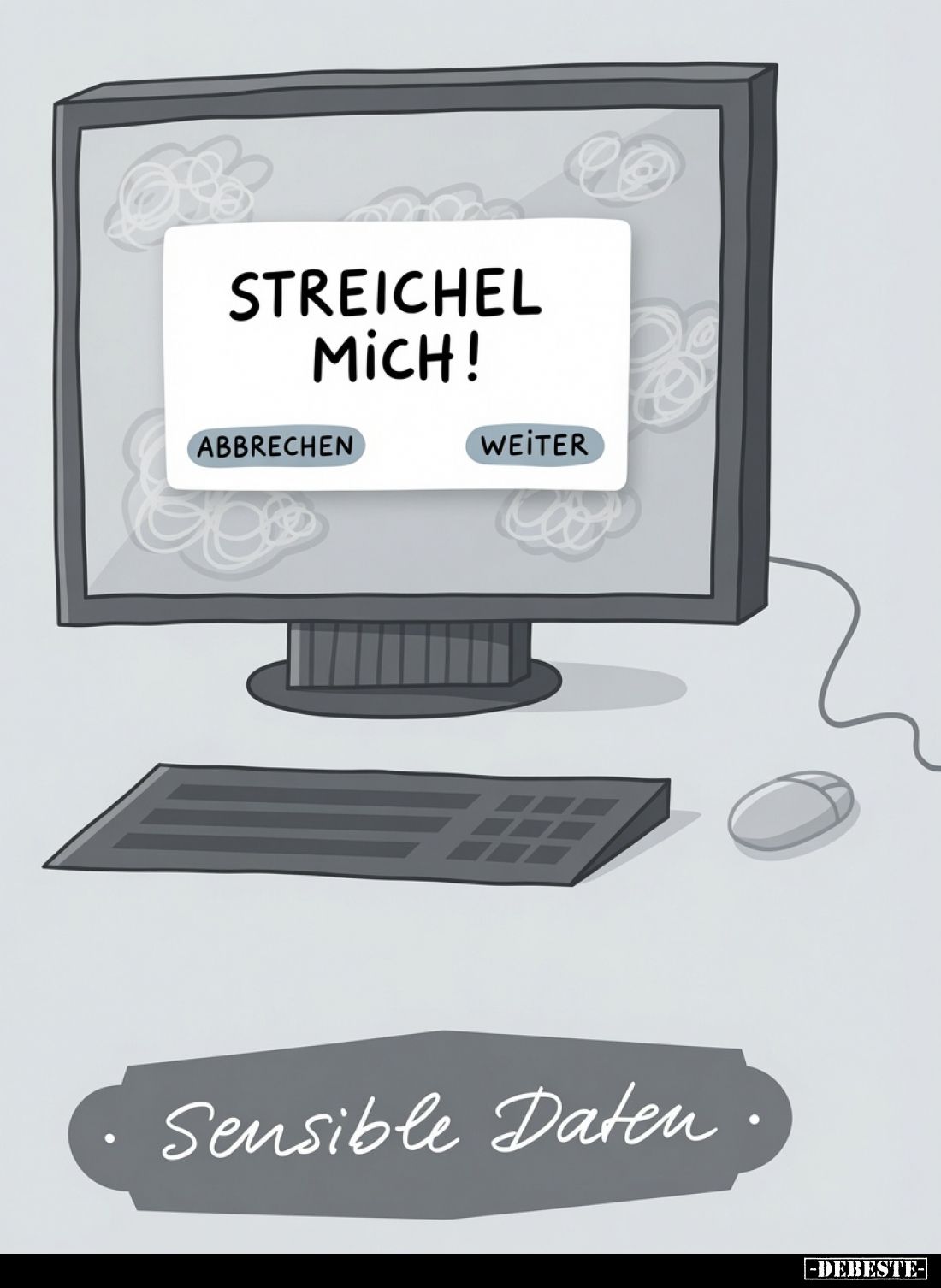 Sensible Daten.