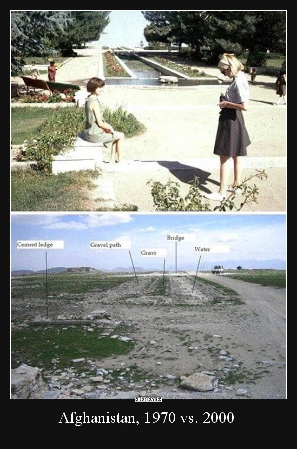 Afghanistan, 1970 vs. 2000.. - Lustige Bilder | DEBESTE.de