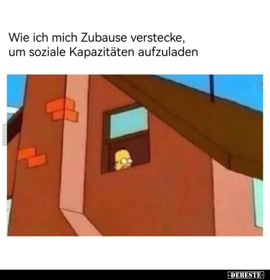 Wie ich mich Zubause verstecke, um.. - Lustige Bilder | DEBESTE.de