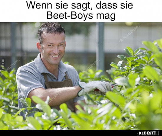 Wenn sie sagt, dass sie Beet-Boys mag