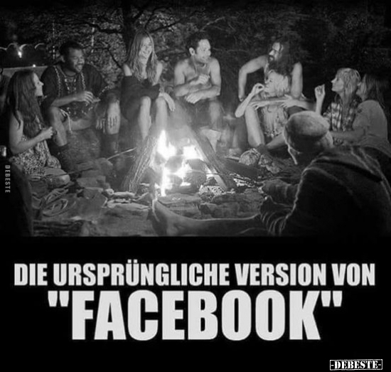 Die ursprüngliche Version von "Facebook".. - Lustige Bilder | DEBESTE.de