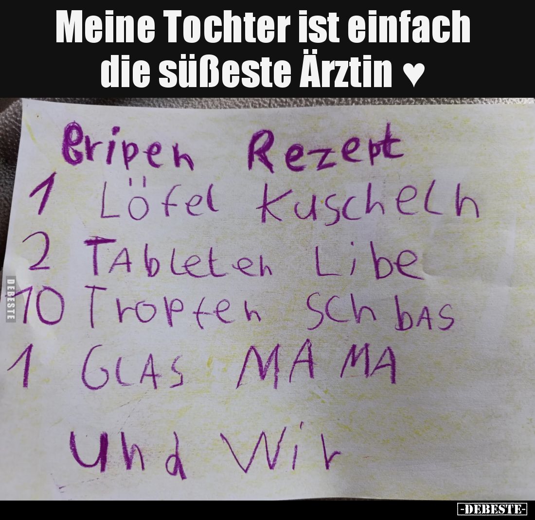 Meine Tochter ist einfach die süßeste Ärztin ♥