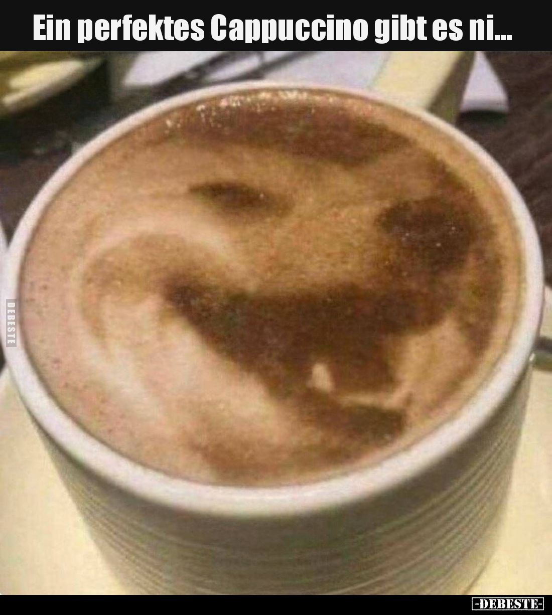 Ein perfektes Cappuccino gibt es nicht...