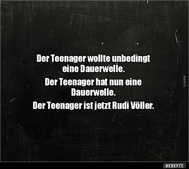 Der Teenager wollte unbedingt eine Dauerwelle... - Lustige Bilder | DEBESTE.de