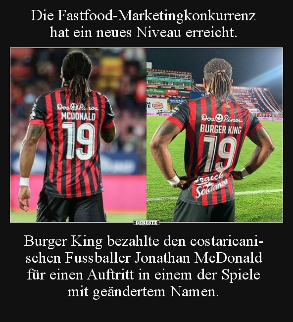 Die Fastfood-Marketingkonkurrenz hat ein neues Niveau..