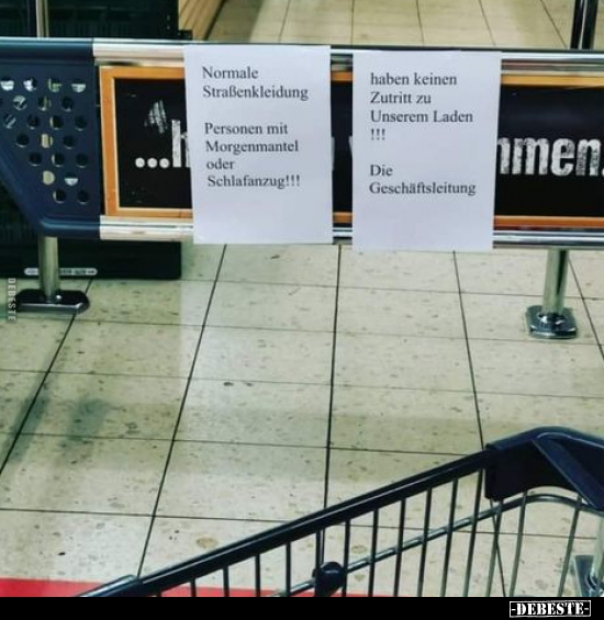 Normale Straßenkleidung...