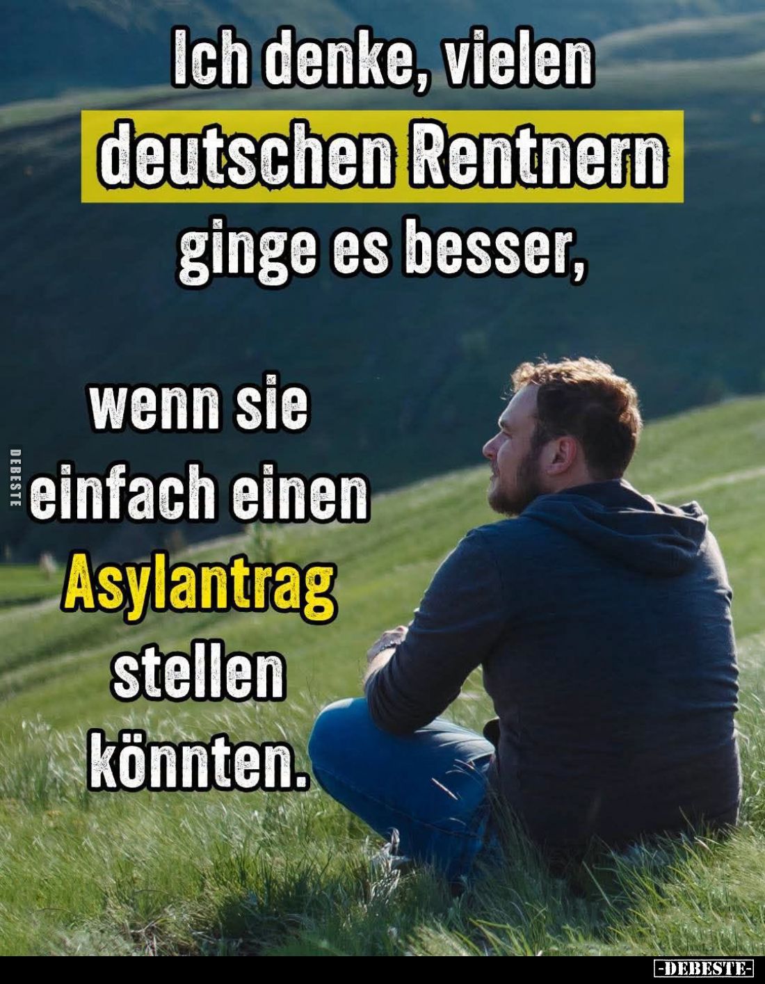 Ich denke, vielen deutschen Rentnern... - Lustige Bilder | DEBESTE.de