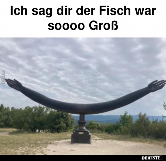 Ich sag dir der Fisch war soooo Groß