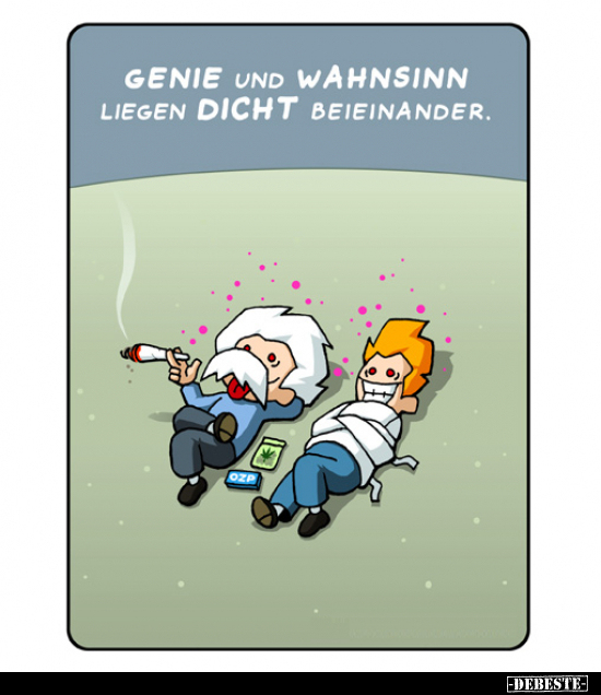 Genie und Wahnsinn liegen dicht beieinander... - Lustige Bilder | DEBESTE.de