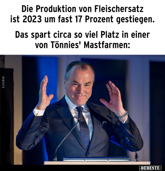 Die Produktion von Fleischersatz ist 2023.. - Lustige Bilder | DEBESTE.de