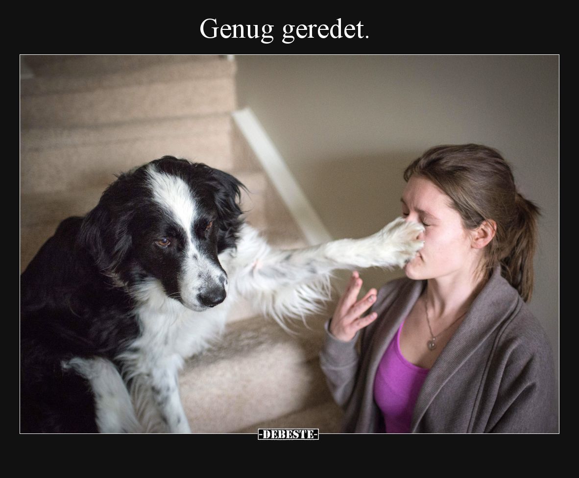 Genug geredet