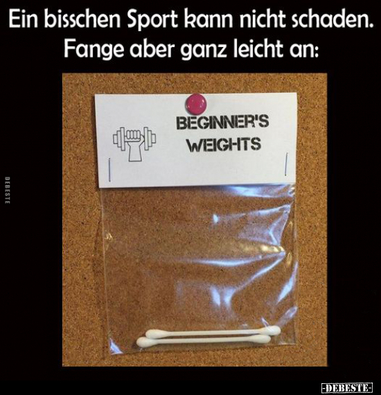 Ein bisschen Sport kann nicht schaden.. - Lustige Bilder | DEBESTE.de