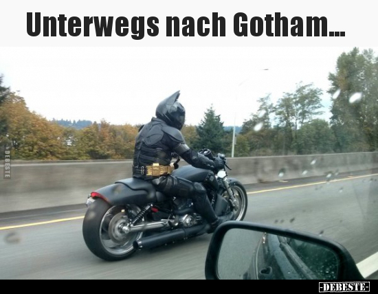 Unterwegs nach Gotham... - Lustige Bilder | DEBESTE.de