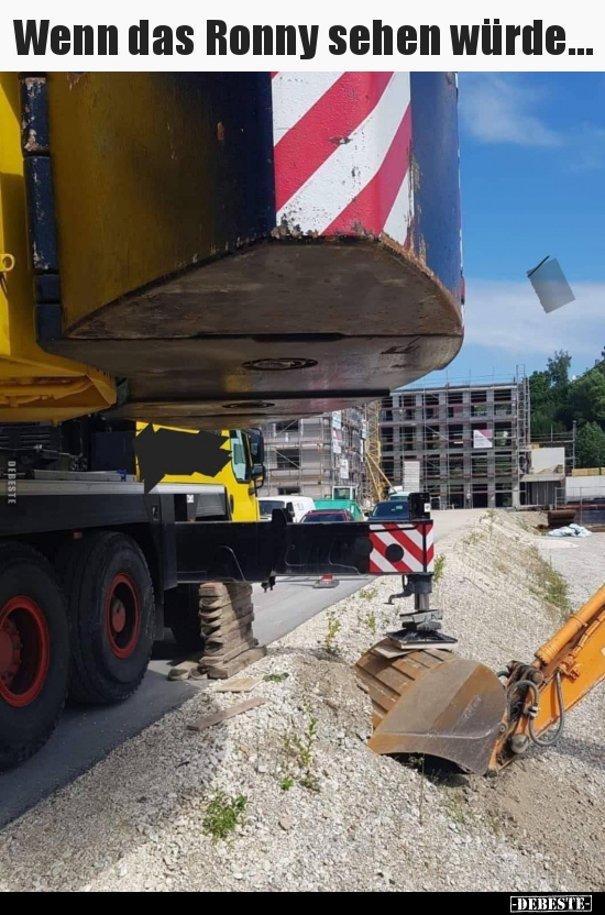 Wenn das Ronny sehen würde...