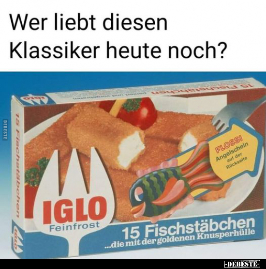 Wer liebt diesen Klassiker heute noch?.. - Lustige Bilder | DEBESTE.de