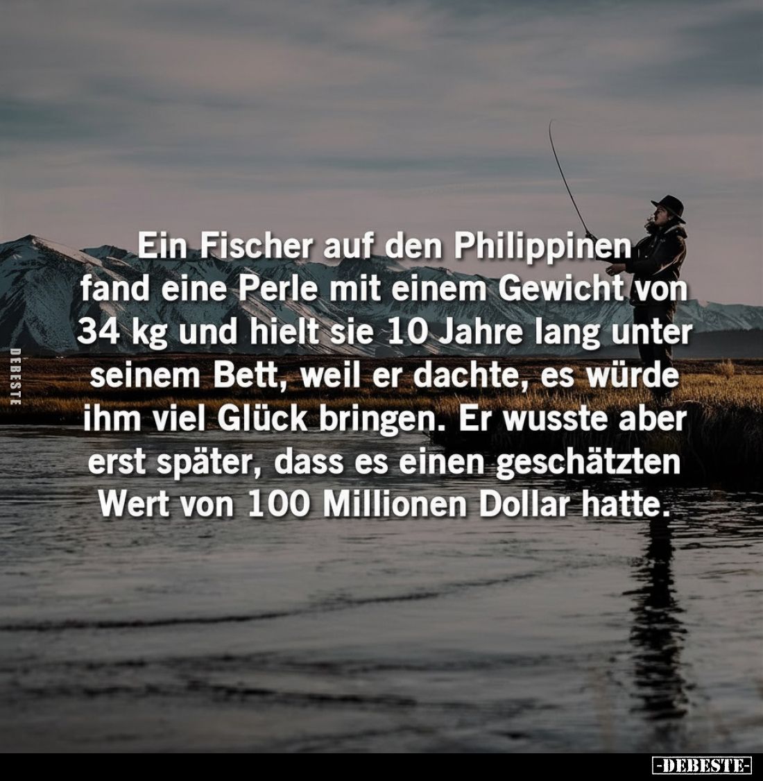 Ein Fischer auf den Philippinen fand eine Perle mit einem Gewicht von 34 kg und hielt sie 10 Jahre lang unter seinem Bett, we...