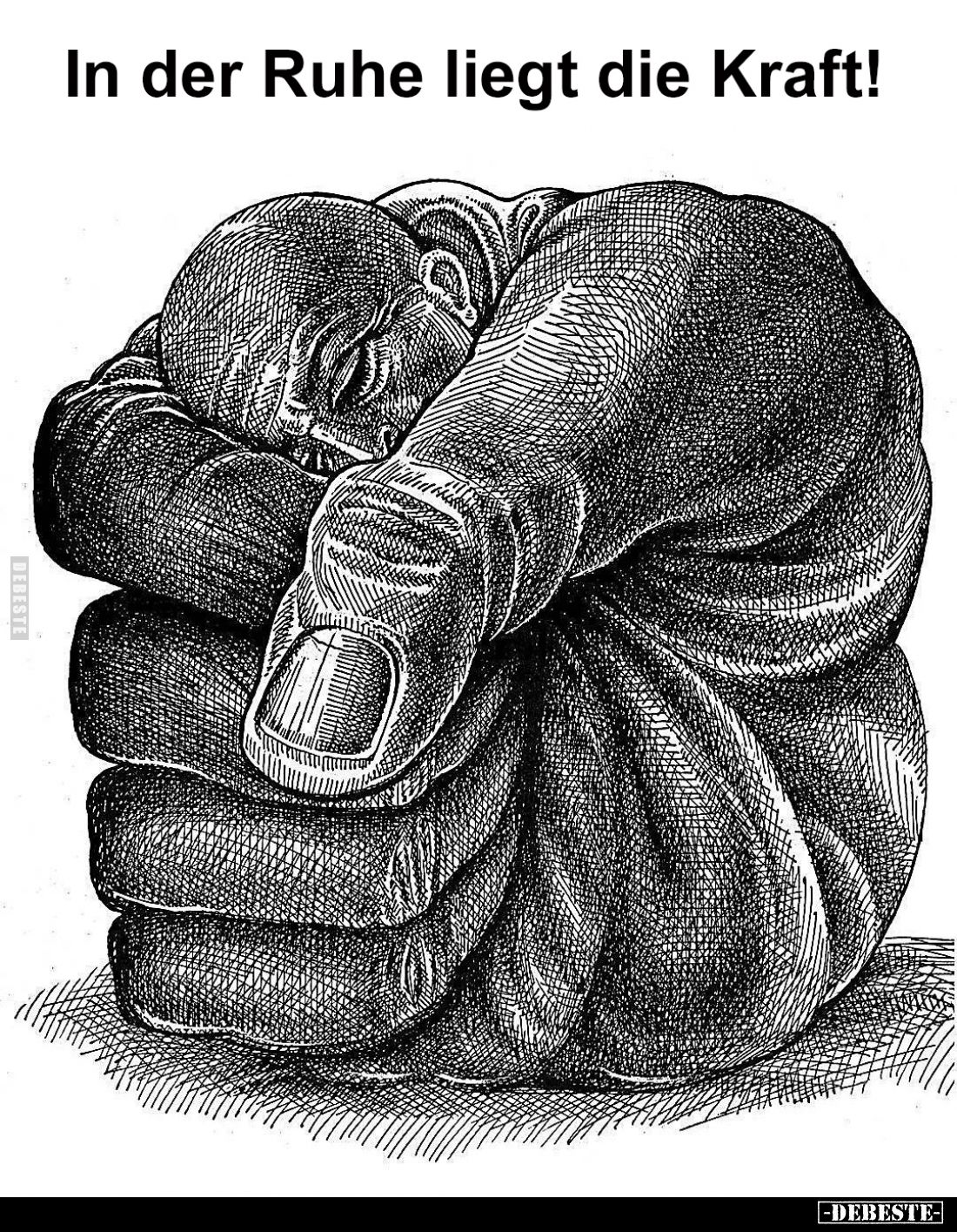 In der Ruhe liegt die Kraft...!