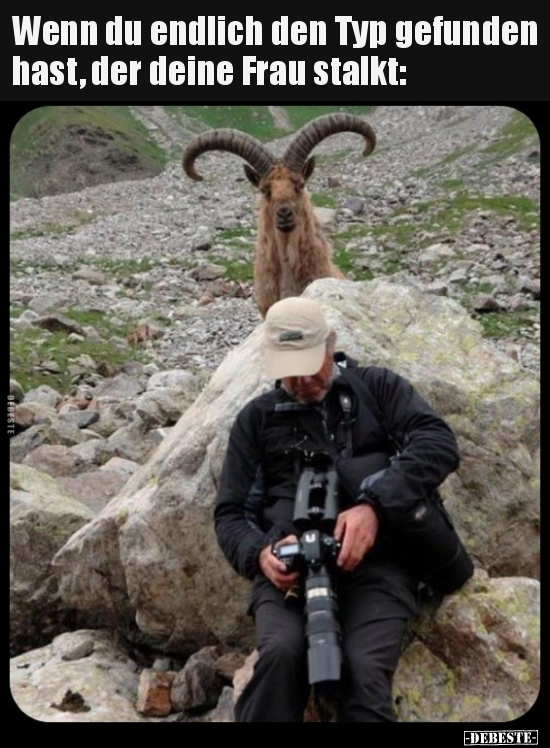 Wenn du endlich den Typ gefunden hast, der deine Frau.. - Lustige Bilder | DEBESTE.de