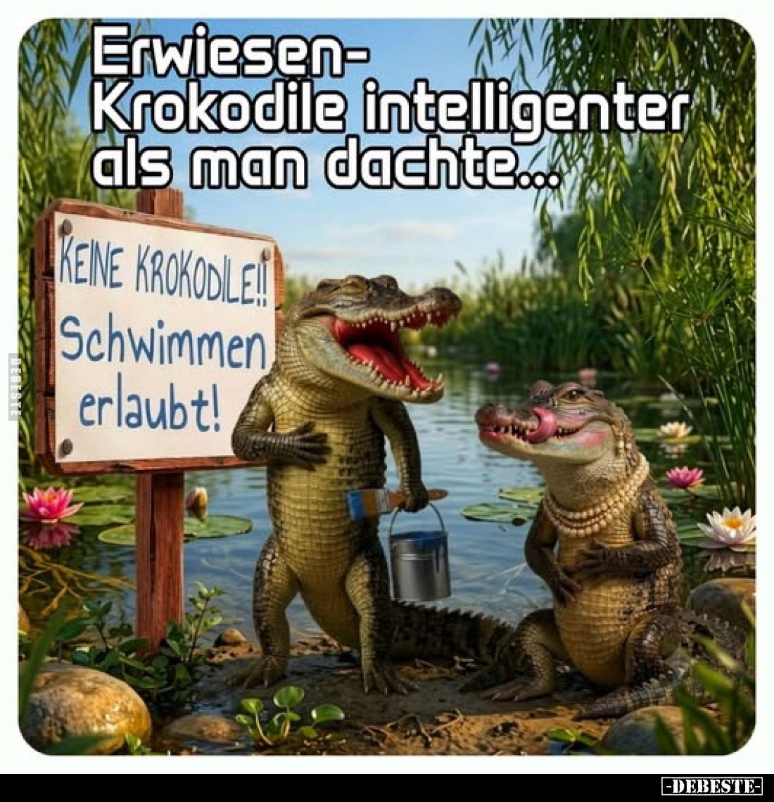 Erwiesen-Krokodile intelligenter als man dachte... - Lustige Bilder | DEBESTE.de