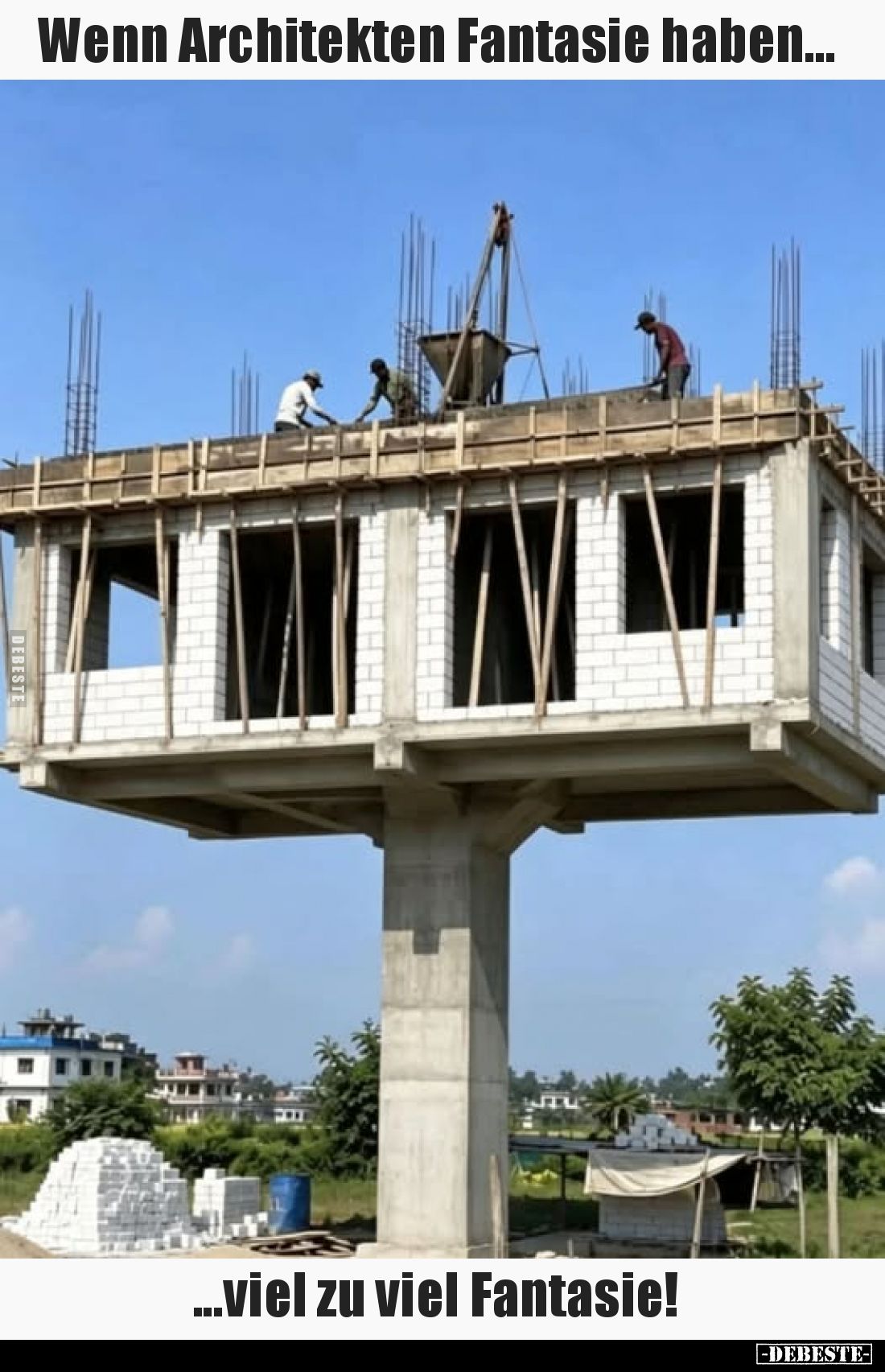 Wenn Architekten Fantasie haben ... viel zu viel Fantasie