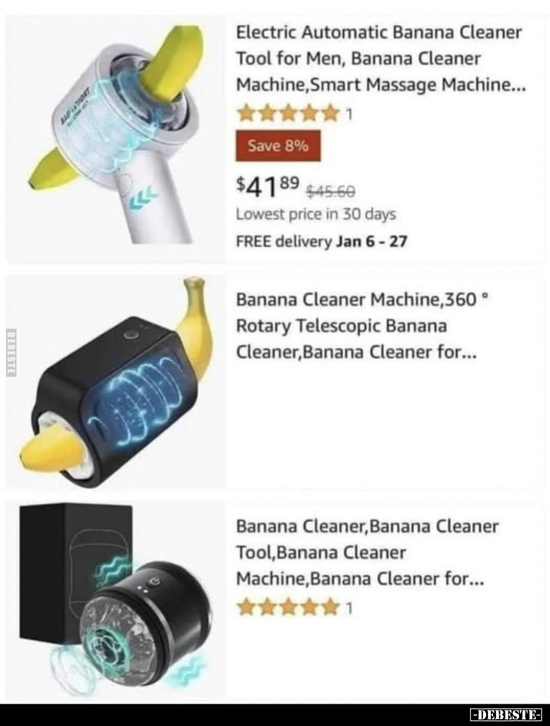 Electric Automatic Banana Cleaner Tool for Men, Banana Cleaner Machine, Smart Massage Machine...
-
Banana Cleaner Machine, ...
