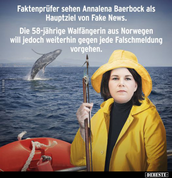 Faktenprüfer sehen Annalena Baerbock als Hauptziel von Fake.. - Lustige Bilder | DEBESTE.de