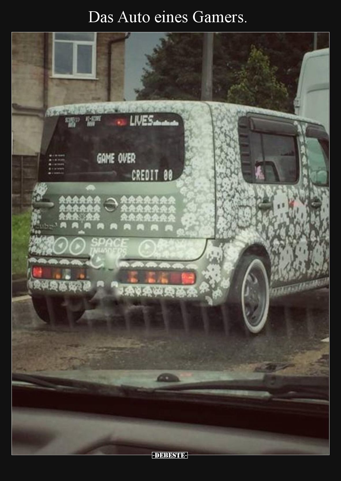 Das Auto eines Gamers.