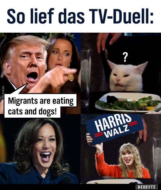 So lief das TV-Duell.. - Lustige Bilder | DEBESTE.de