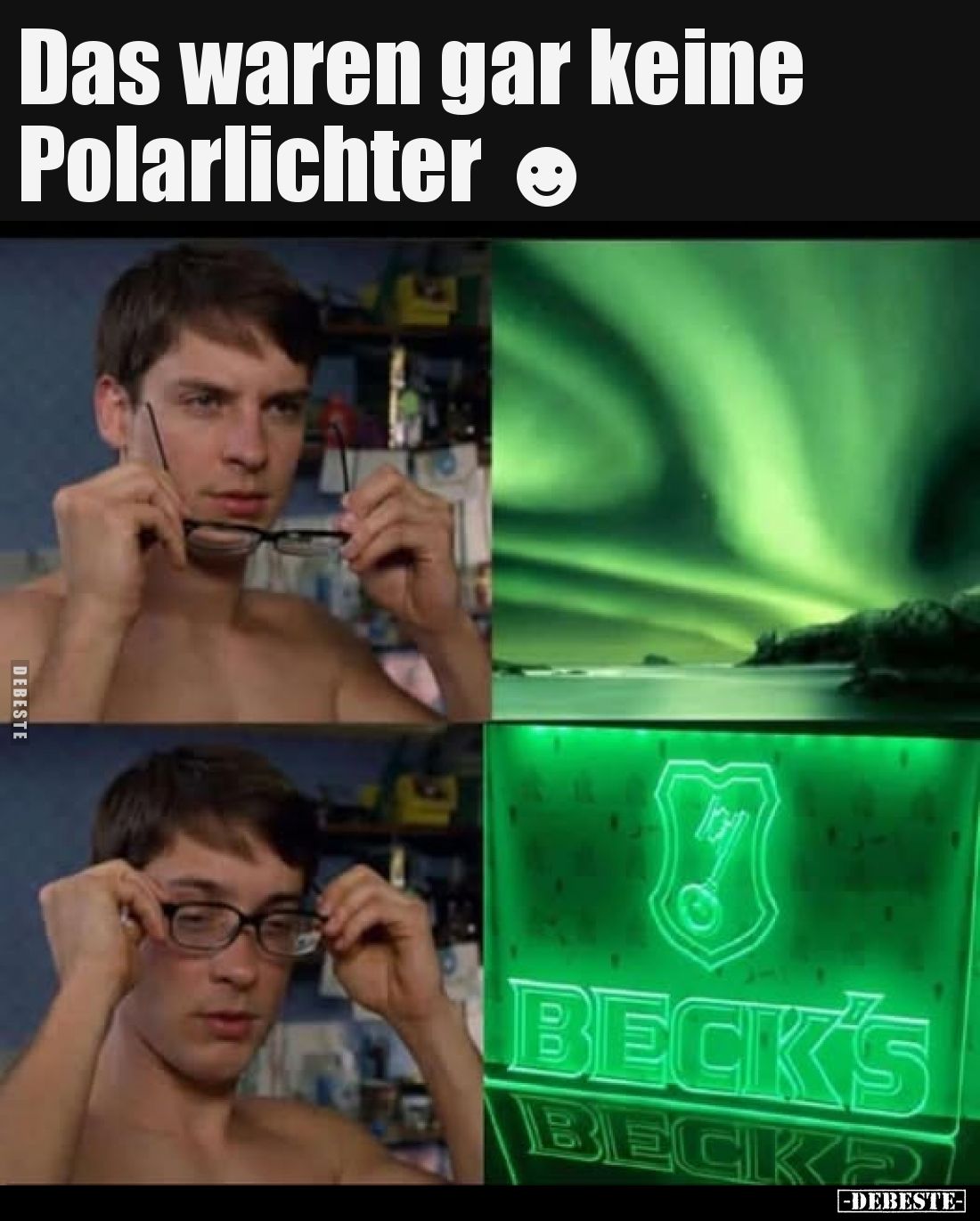 Das waren gar keine Polarlichter.