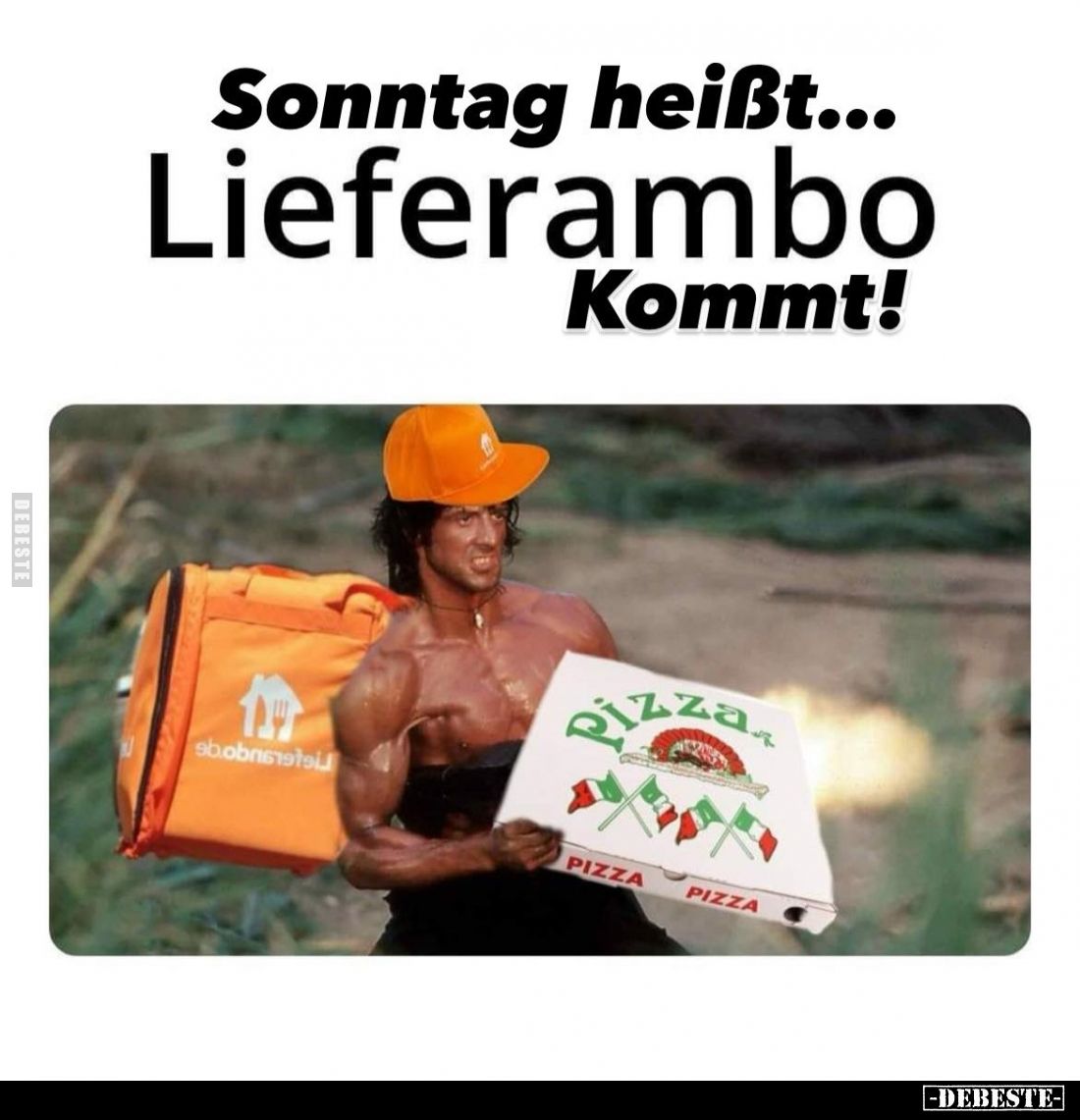 Sonntag heißt...
Lieferambo
kommt!
