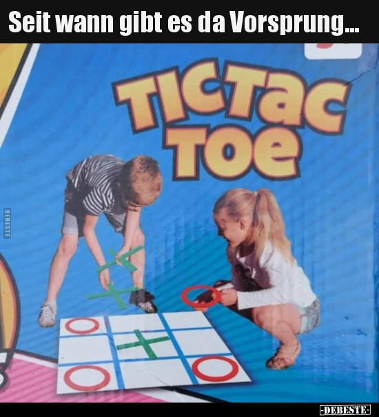 Seit wann gibt es da Vorsprung...