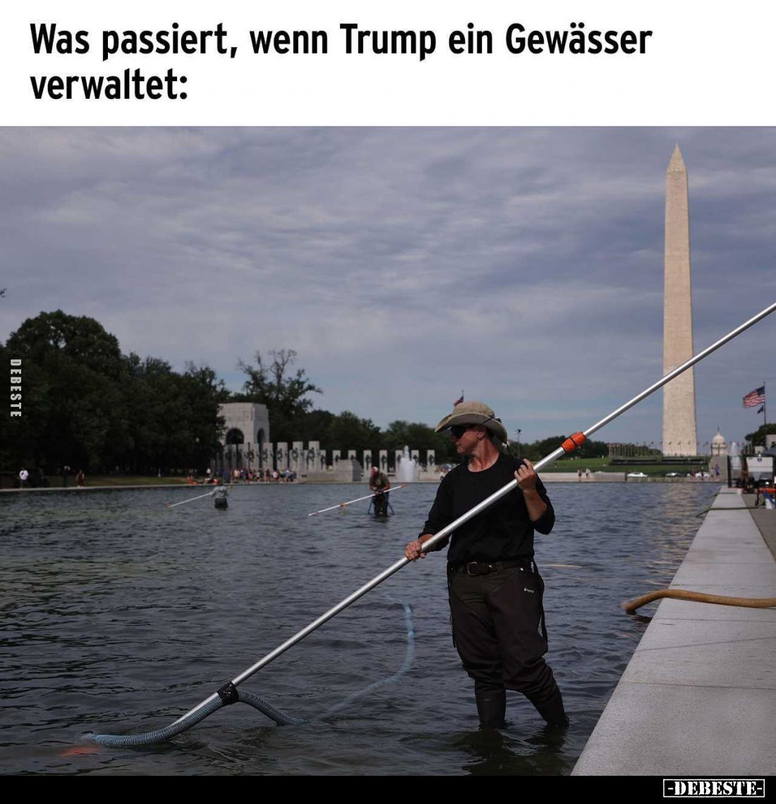 Was passiert, wenn Trump ein Gewässer verwaltet: