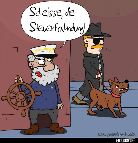 Schei*sse, die Steuerfahndung.. - Lustige Bilder | DEBESTE.de