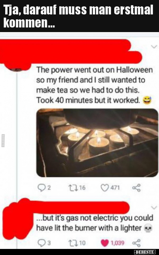 Tja, darauf muss man erstmal kommen...