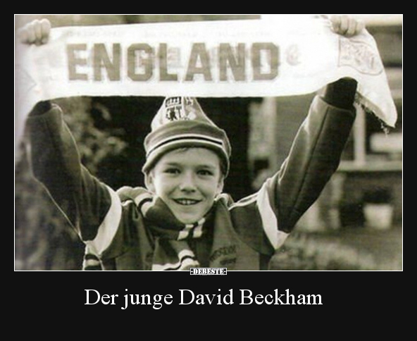 Der junge David Beckham.. - Lustige Bilder | DEBESTE.de