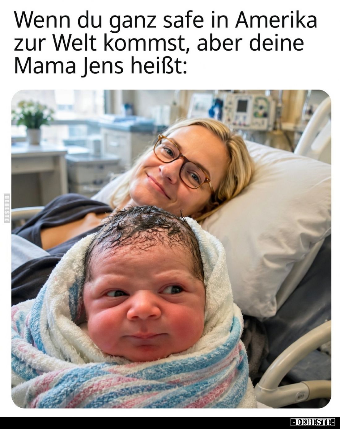 Wenn du ganz safe in Amerika zur Welt kommst, aber deine Mama Jens heißt: