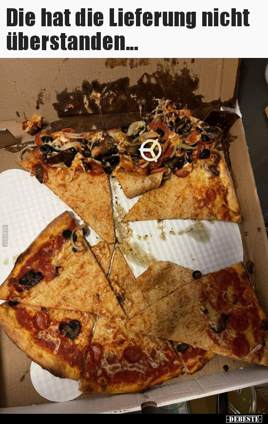 Die hat die Lieferung nicht überstanden...