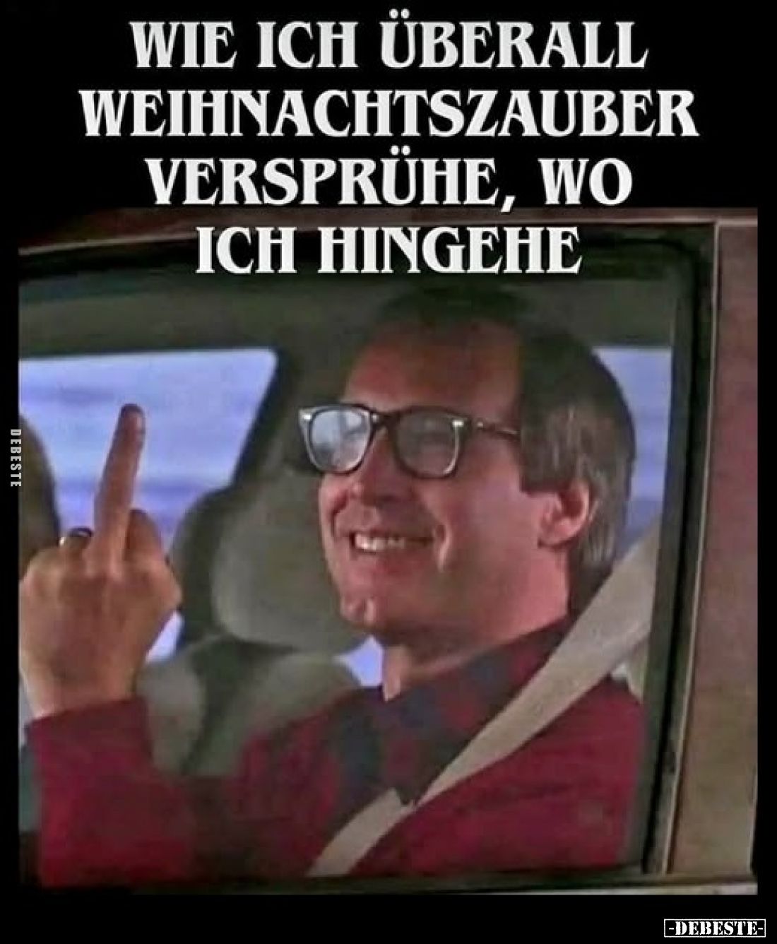 Wie ich überall Weihnachtszauber versprühe, wo ich hingehe