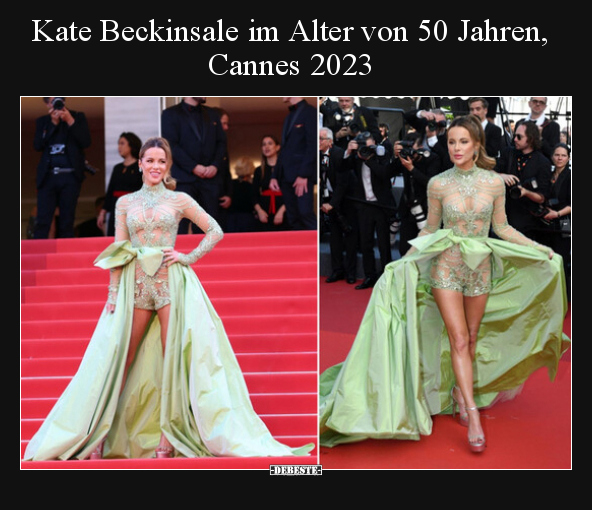 Kate Beckinsale im Alter von 50 Jahren, Cannes 2023.. - Lustige Bilder | DEBESTE.de