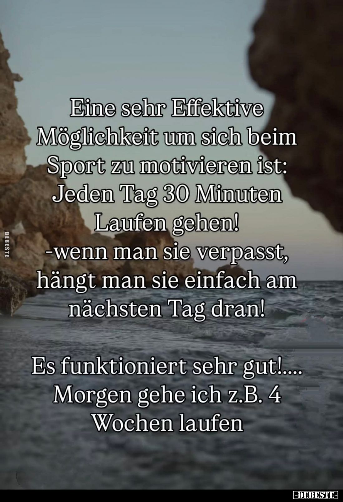 Eine sehr Effektive Möglichkeit um sich beim Sport zu motivieren ist: Jeden Tag 30 Minuten Laufen gehen! - wenn man sie verpa...