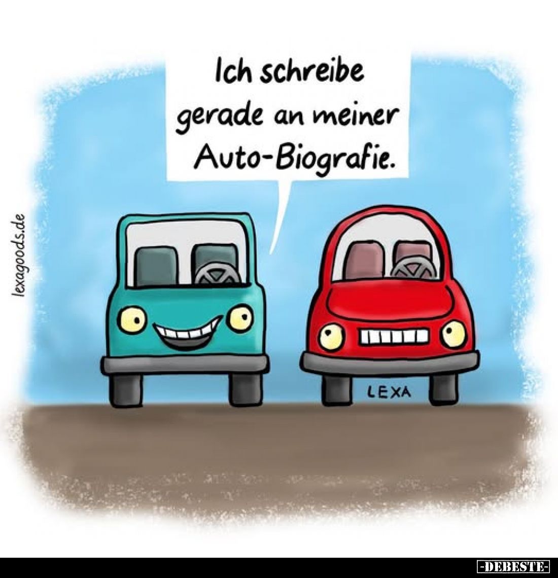 Ich schreibe gerade an meiner Auto-Biografie.