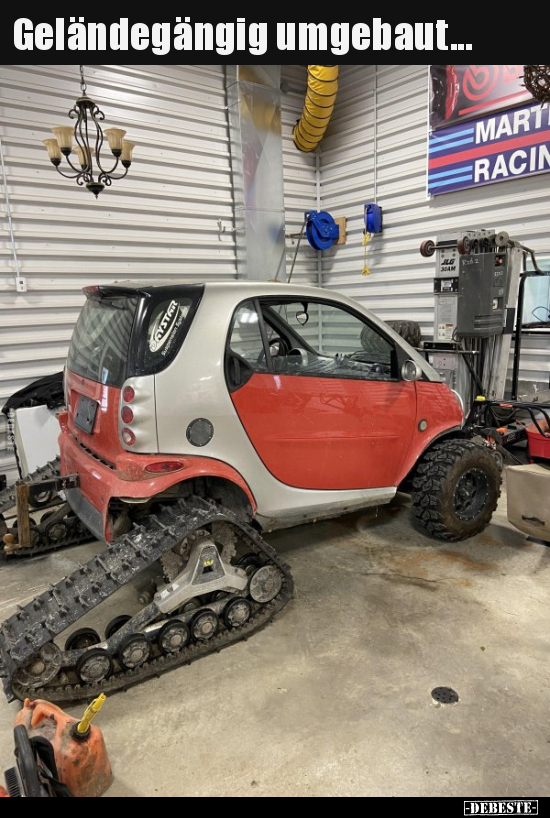 Geländegängig umgebaut...