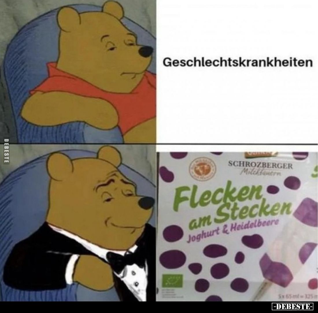 Geschlechtskrankheiten - Flecken am Stecken Joghurt &.. - Lustige Bilder | DEBESTE.de