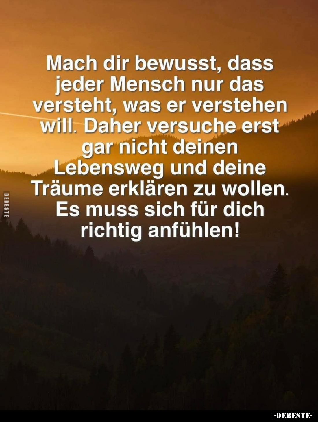 Mach dir bewusst, dass jeder Mensch nur das versteht, was.. - Lustige Bilder | DEBESTE.de