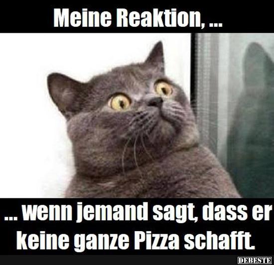 Meine Reaktion, ... wenn jemand sagt..