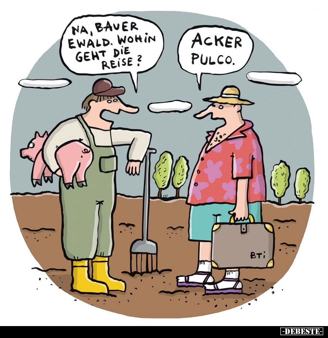 Na, Bauer Ewald. Wohin geht die Reise?.. - Lustige Bilder | DEBESTE.de